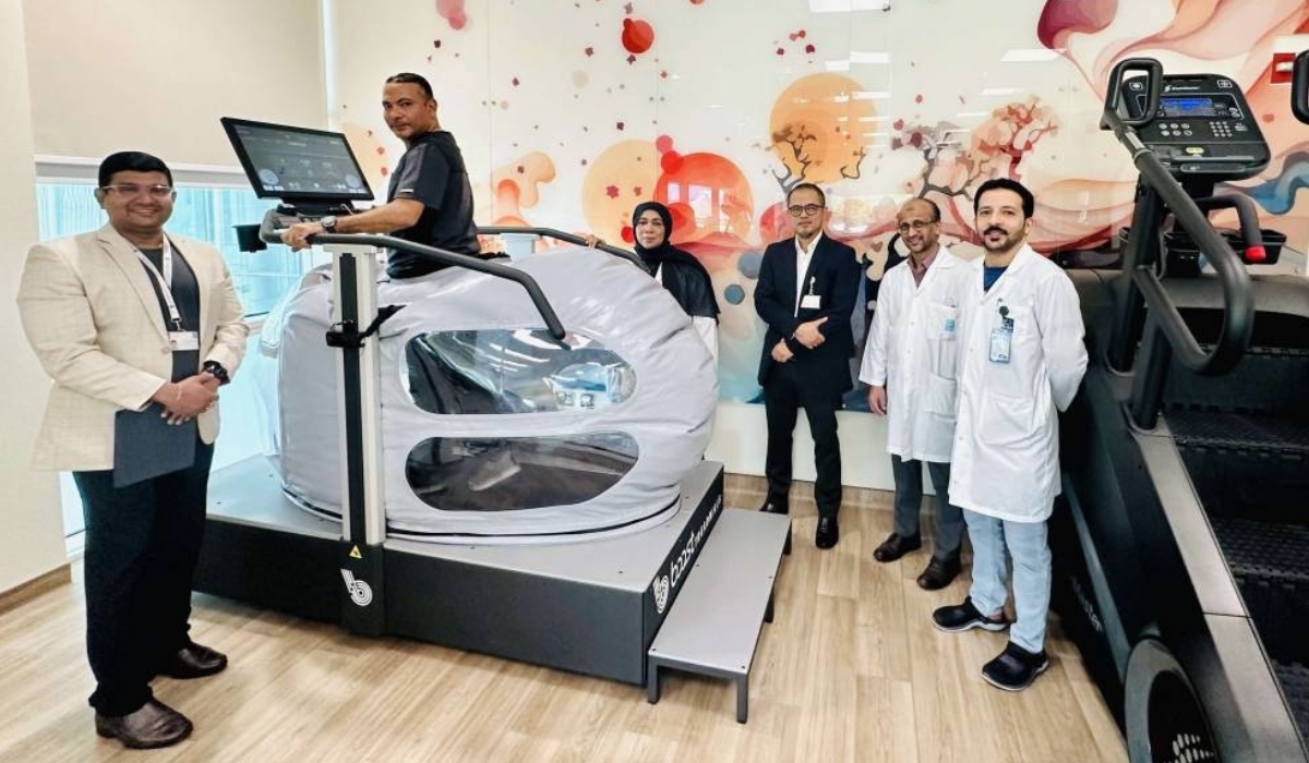 HMC Launches an Anti-gravity Treadmill for Male Outpatients